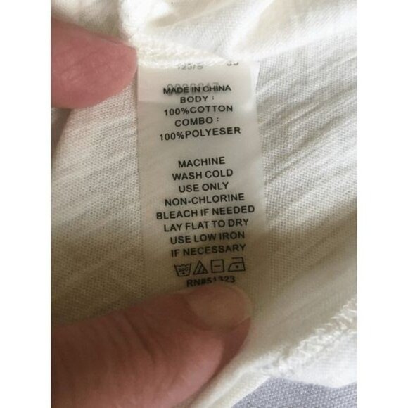 Two by Vince Camuto Womens Top Size Small Sleeveless White With Lace Overlay - Picture 11 of 11